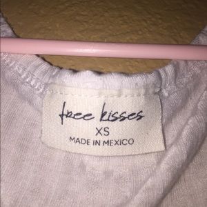 White ribbed button up top